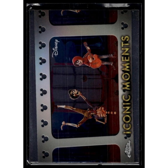 Near Mint or Better 2025 Topps Chrome Disney Iconic Moments IM-17 Coco Un Poco Loco Trading Card