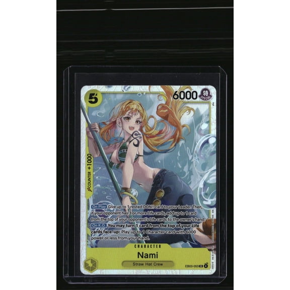 Near Mint or Better Extra Booster One Piece Heroines Edition Nami (053) EB03-053