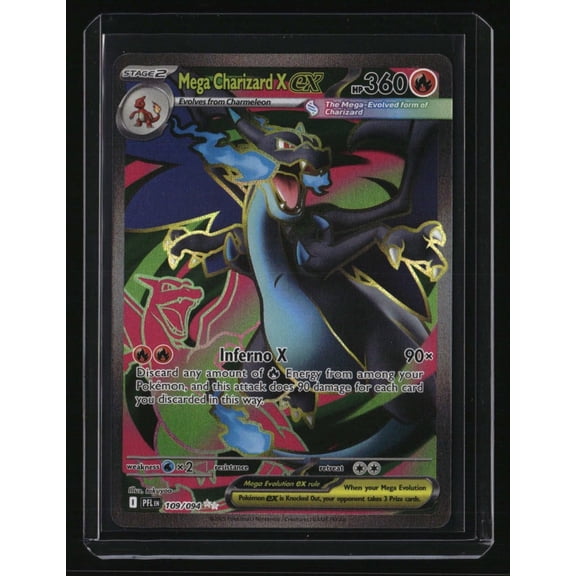 Near Mint or Better ME02 Phantasmal Flames Mega Charizard X ex #109/094 Pokmon Trading Card