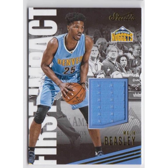 Near Mint or Better Studio First Impact Relics #17 NBA Basketball Card Denver Nuggets Denver Nuggets NBA Basketball Trading Card