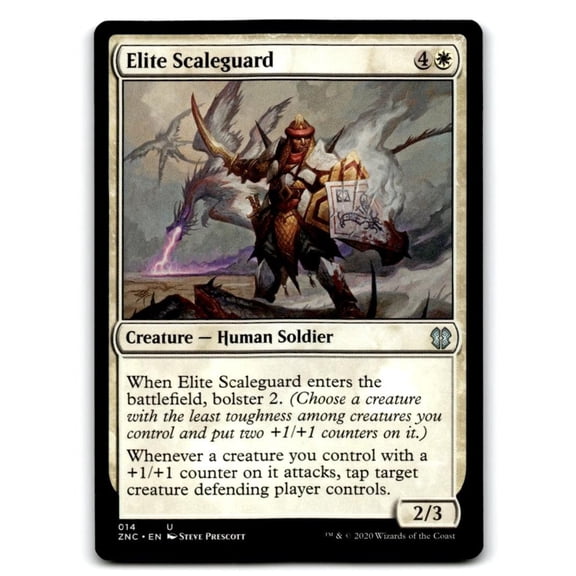 Near Mint or Better Uncommon Elite Scaleguard Commander Zendikar Rising #14 Magic The Gathering Trading Card