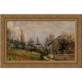 thumbnail image 1 of Near Moret 24x18 Gold Ornate Wood Framed Canvas Art by Alfred Sisley, 1 of 2
