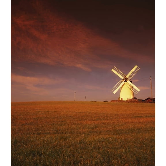 Near Newtownards Co Down Ireland Windmill At Millisle Canvas Art - The Irish Image Collection Design Pics (28 x 32)