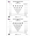 thumbnail image 1 of Near Vision Chart with Symbols & Numbers with 16 Inch Cord, 1 of 1
