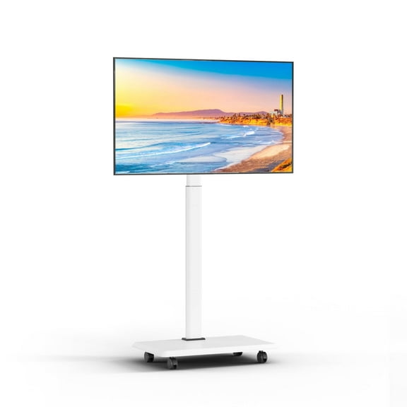 Nearhub Mobile TV Cart, Rolling TV Stand for 26-70 Inch Screens, Holds Up to 88 lbs