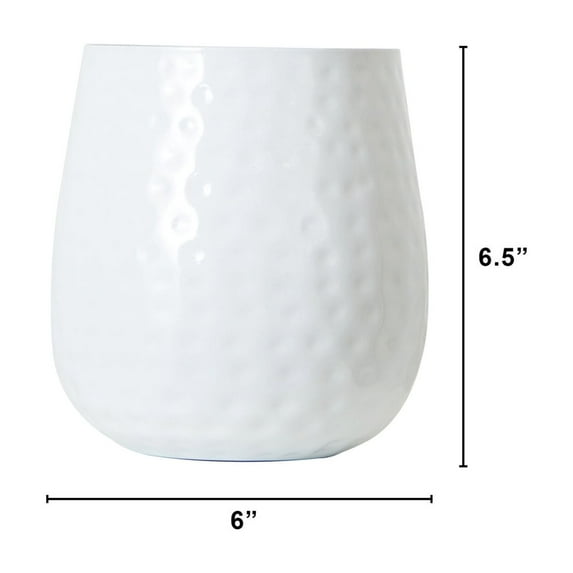 Nearly Natural 6.5" Oval Shaped Iron Planter