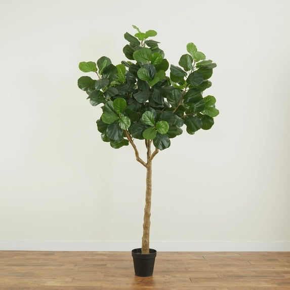 Nearly Natural 10' Artificial Fiddle Leaf Fig Tree