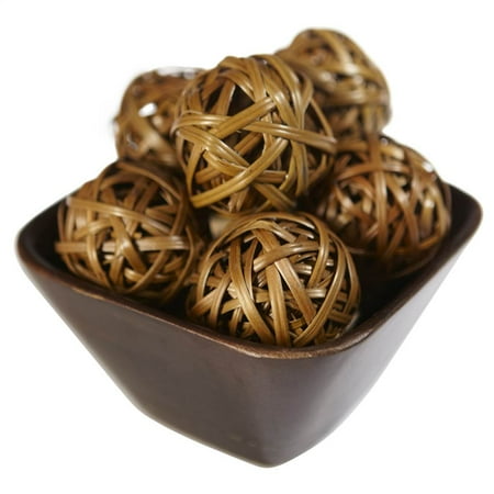Nearly Natural 12pk Decorative Balls, Brown