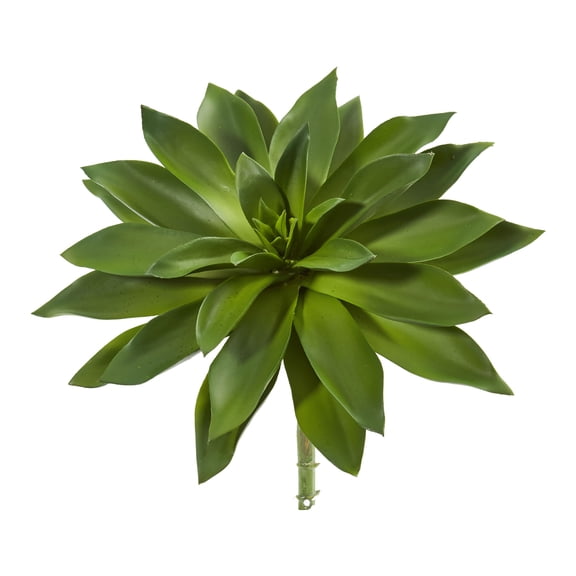 Nearly Natural 13" Succulent Pick Artificial Plant (Set of 3), Green