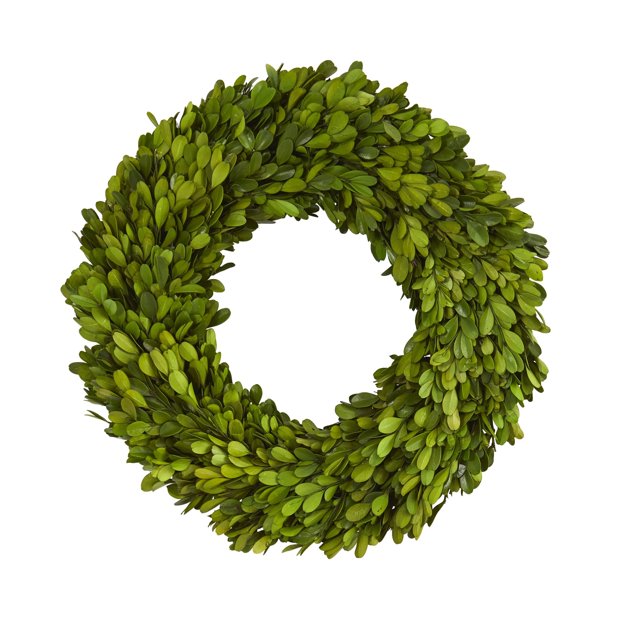 Marin French Country Green Boxwood Wreath - Small
