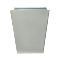 Nearly Natural 15" Classic Square Metal Planter
