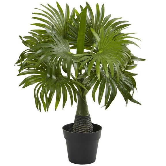 Nearly Natural 16in. Mini Fountain Palm Artificial Plant