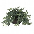 thumbnail image 1 of Nearly Natural 18" Puff Ivy Polyester Artificial Plant with Vase, Green, 1 of 2