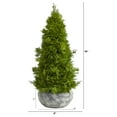 thumbnail image 1 of Nearly Natural 18in. Cypress Cone Artificial Tree in Decorative Planter, 1 of 3