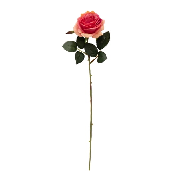Nearly Natural 18in. Rose Artificial Flower (Set of 24), Pink
