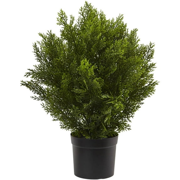 Nearly Natural 2' Cedar Bush Artificial Plant (Indoor/Outdoor), Green