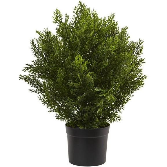 Nearly Natural 2' Cedar Bush Artificial Plant (Indoor/Outdoor), Green