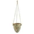thumbnail image 1 of Nearly Natural 2' Green Tuscan Hanging Ceramic Scroll Planter, 1 of 2