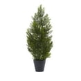 thumbnail image 1 of Nearly Natural 2' Mini Cedar Pine Artificial Tree (Indoor/Outdoor), Green, 1 of 4