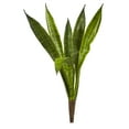 thumbnail image 1 of Nearly Natural 20" Plastic/Polyester Sansevieria Artificial Plant (Set of 6), Green, 1 of 2