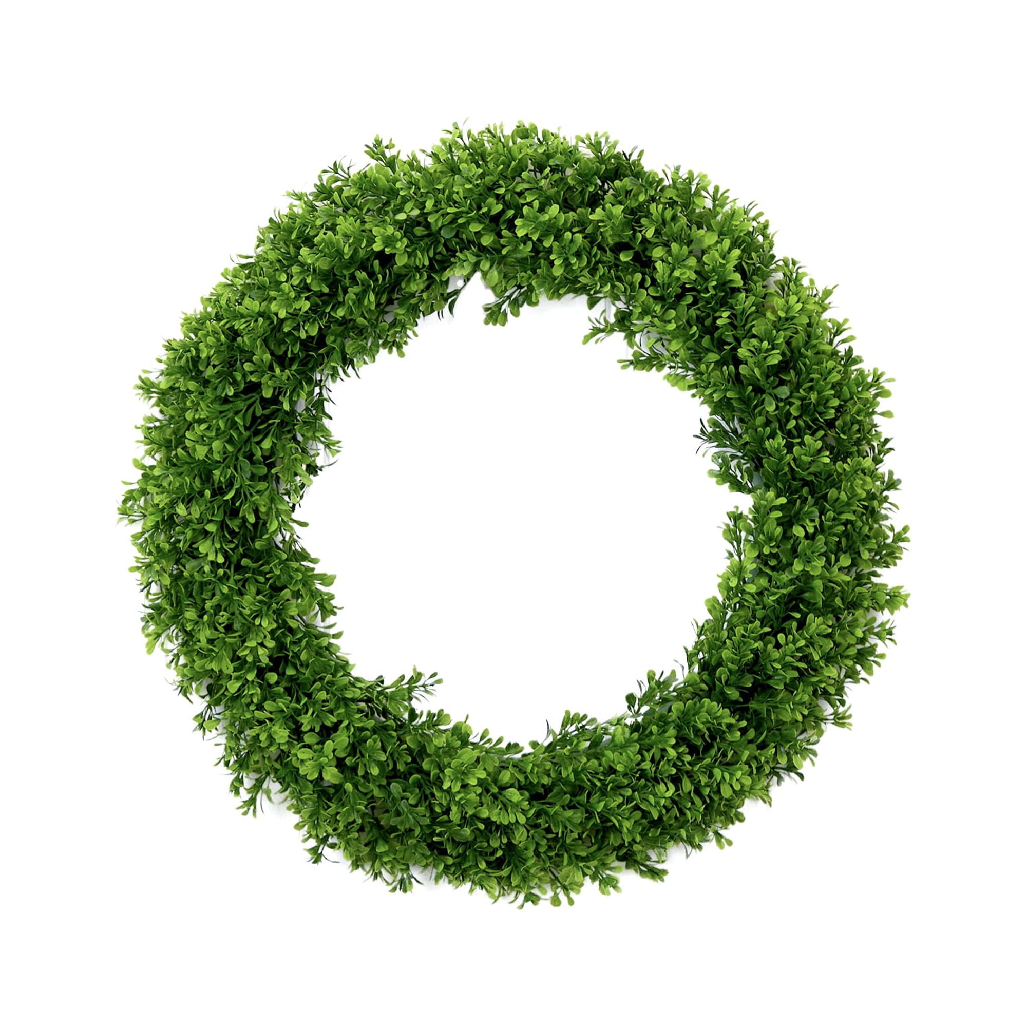 Tiny Green Boxwood Artificial Wreath for Holiday Decor