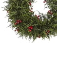 thumbnail image 1 of Nearly Natural Cedar Berry Wreath, 1 of 4