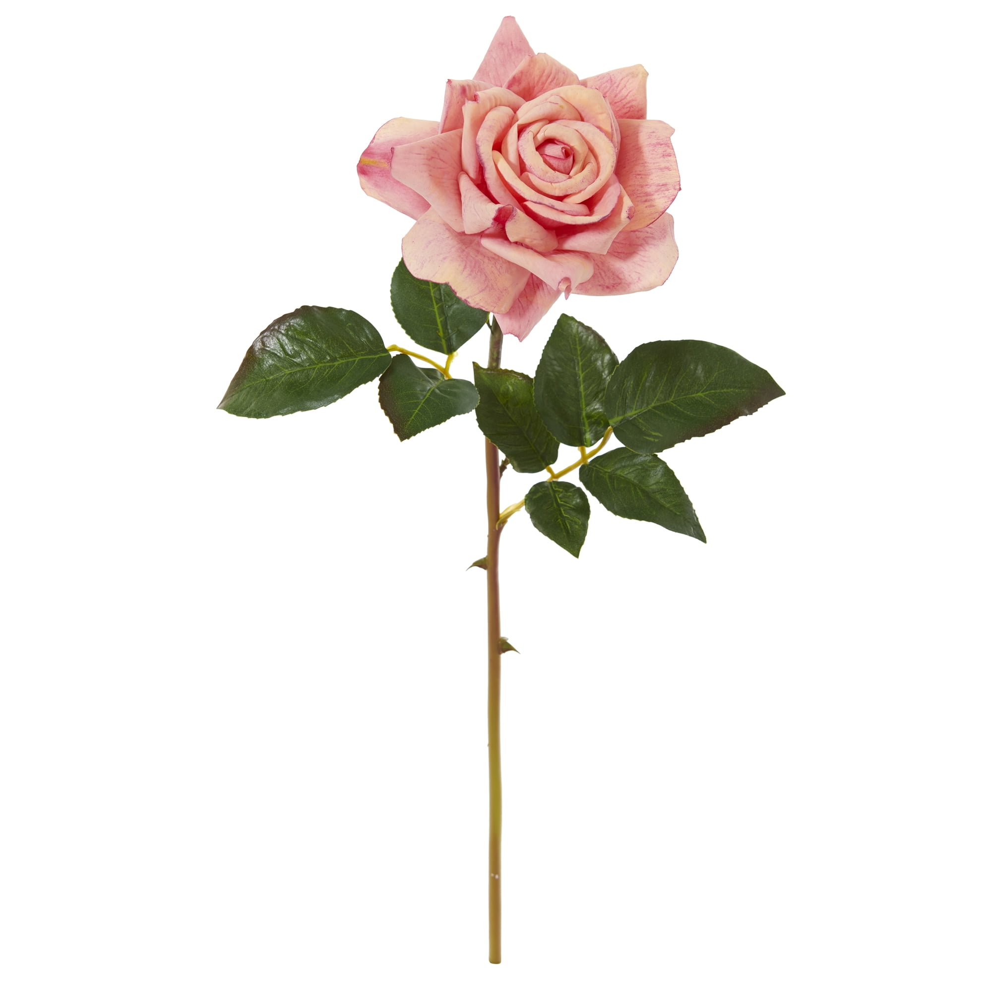 Nearly Natural 20in. Rose Artificial Flower (Set of 6)