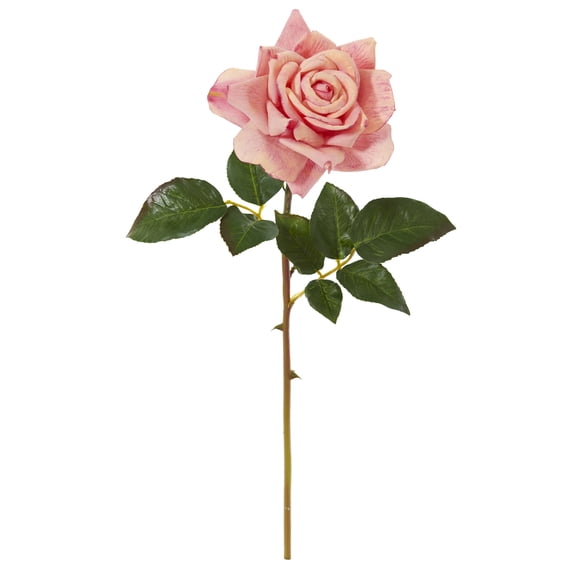 Nearly Natural 20in. Rose Artificial Flower (Set of 6)