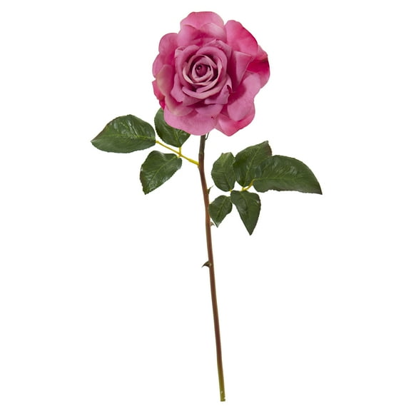 Nearly Natural 20in. Rose Artificial Flower (Set of 6)