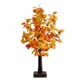 thumbnail image 1 of Nearly Natural Pre-Lit Eucalyptus Artificial Fall Harvest Tree - 21" - Warm White LED Lights, 1 of 4