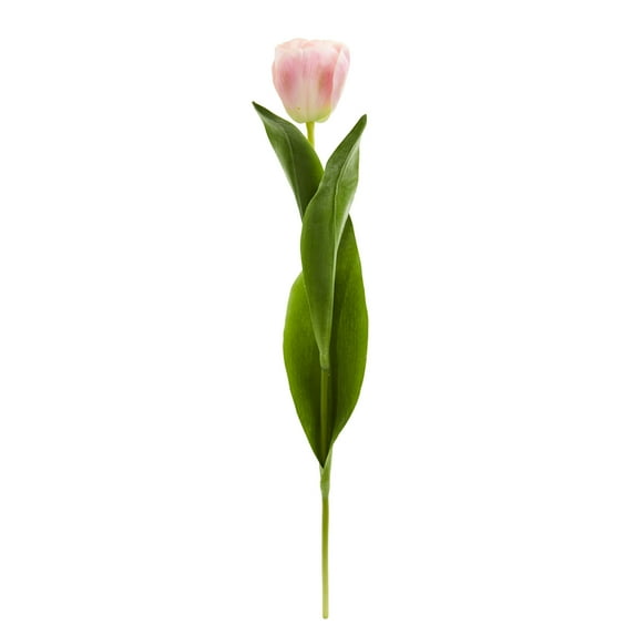 Nearly Natural 22" Tulip Artificial Flower (Set of 8), Pink
