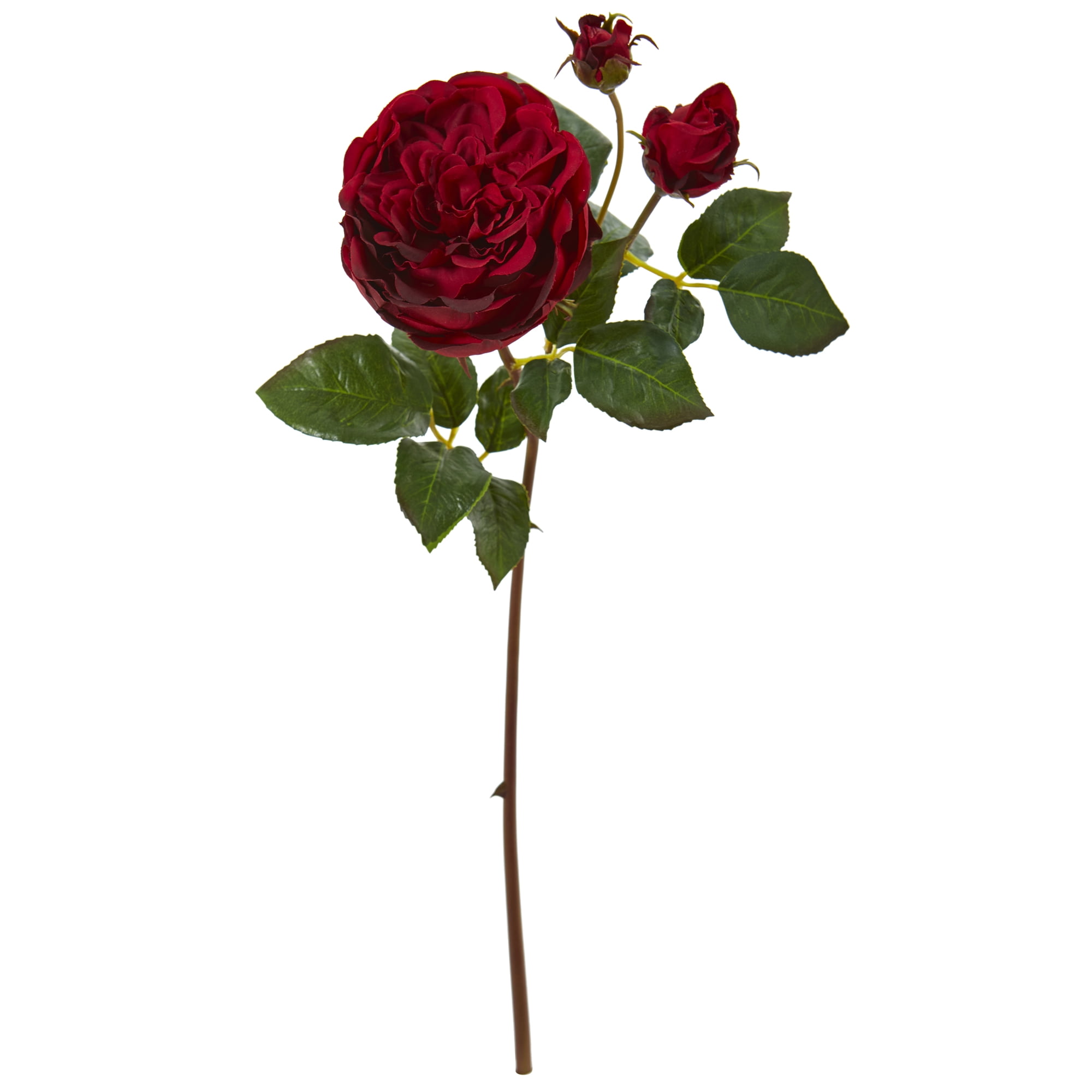 Nearly Natural 22in. Rose Artificial Flower (Set of 6)