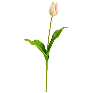 Nearly Natural 23" Dutch Tulip Artificial Flower (Set of 12), Pink