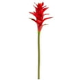 thumbnail image 1 of Nearly Natural 23" Star Bromeliad Artificial Flower (Set of 6), Red, 1 of 3