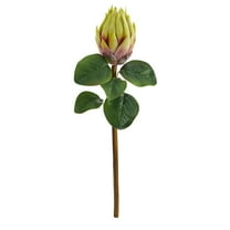 Nearly Natural 23in. King Protea Artificial Flower (Set of 4)