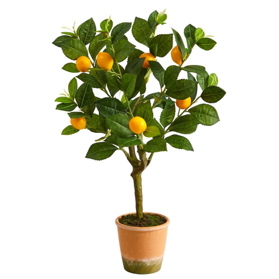 Nearly Natural 24in. Lemon Artificial Tree