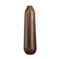 thumbnail image 1 of Nearly Natural 26in. Tall Embossed Metal Tower Vase, Copper, 1 of 4
