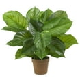 thumbnail image 1 of Nearly Natural 27" Large Leaf Philodendron Artificial Plant (Real Touch), Green, 1 of 3