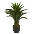 thumbnail image 1 of Nearly Natural 28" Plastic and Polyester Agave Artificial Plant, Green, 1 of 2