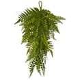 thumbnail image 1 of Nearly Natural 28in. Fern Artificial Teardrop (Set of 2), 1 of 3