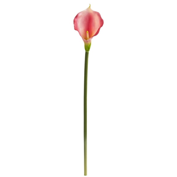 Nearly Natural 28in. Calla Lily Artificial Flower (Set of 12), Pink