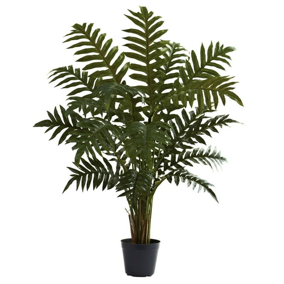 Nearly Natural 3.5' Evergreen Plastic Artificial Plant, Green