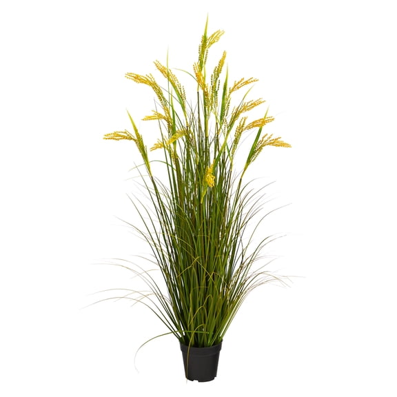 Nearly Natural 3.5' Wheat Grain Artificial Plant, Green