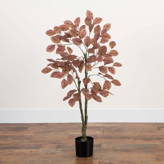 Nearly Natural Potted Dogwood Artificial Tree - 3.5' - Brown