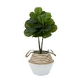 thumbnail image 1 of Nearly Natural 3' Artificial Fiddle Leaf Fig Tree DIY Kit, 1 of 10
