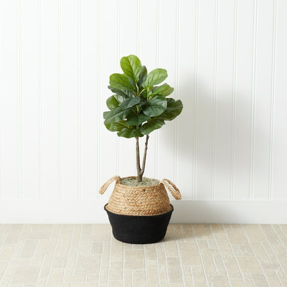 Nearly Natural 3' Artificial Fiddle Leaf Fig Tree DIY Kit