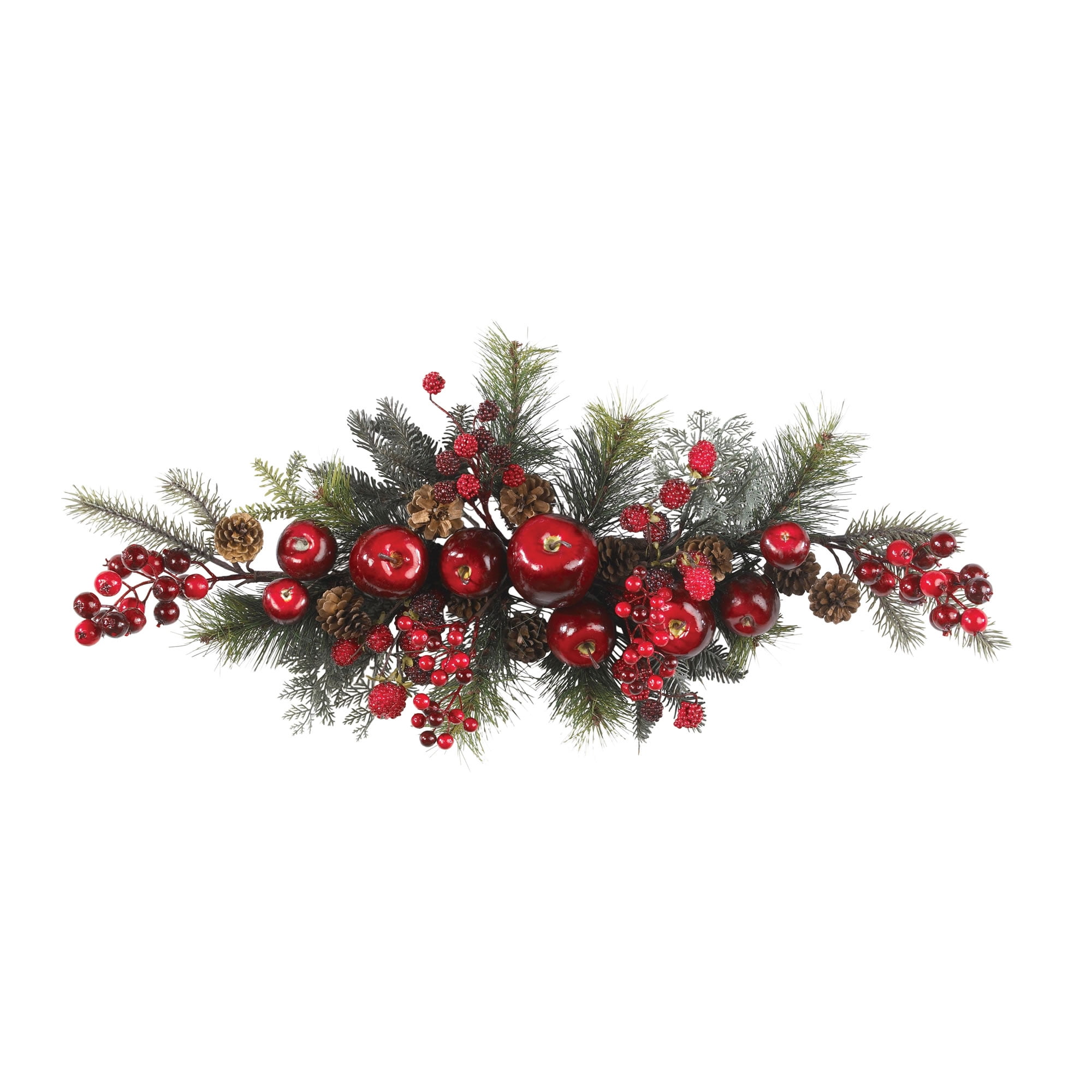 30" Red and Green Apple Berry Holiday Swag