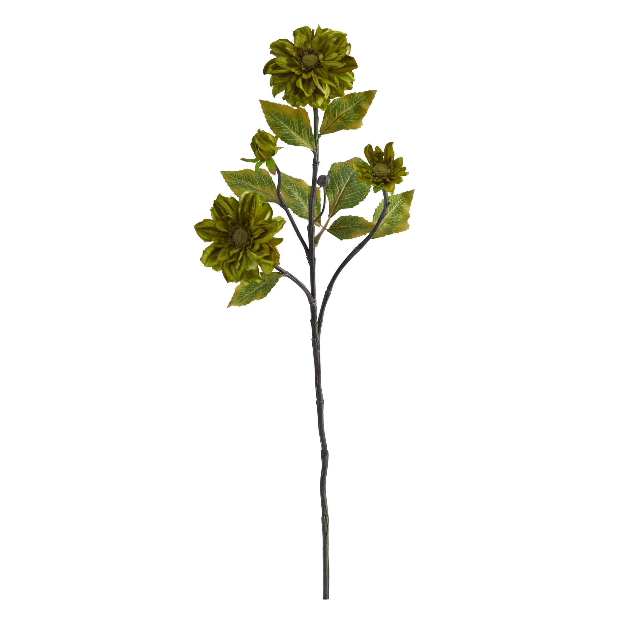 Nearly Natural 30" Daisy Artificial Flower (Set of 6), Green