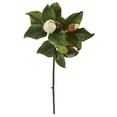thumbnail image 1 of Nearly Natural 30in. Magnolia Artificial Flower (Set of 4), White, 1 of 4