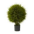 thumbnail image 1 of Nearly Natural 32" Cedar Ball Topiary, 1 of 2
